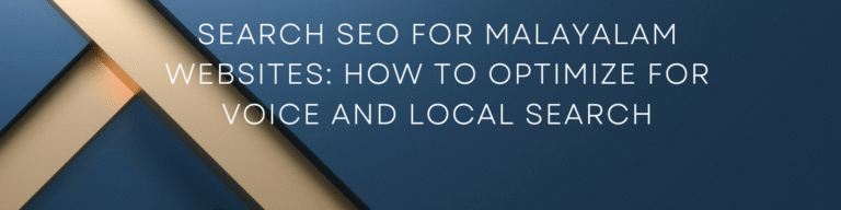 Search SEO for Malayalam Websites